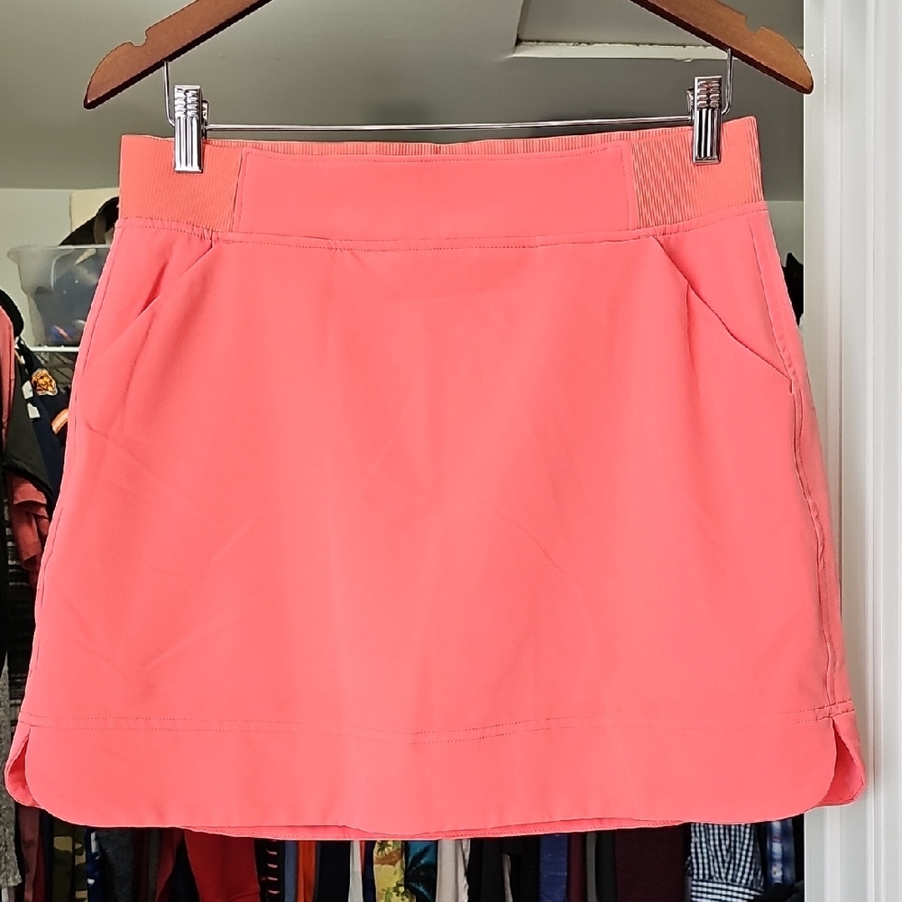 32 Degrees Coral Women's Active Skirt With Built In Shorts Size Small